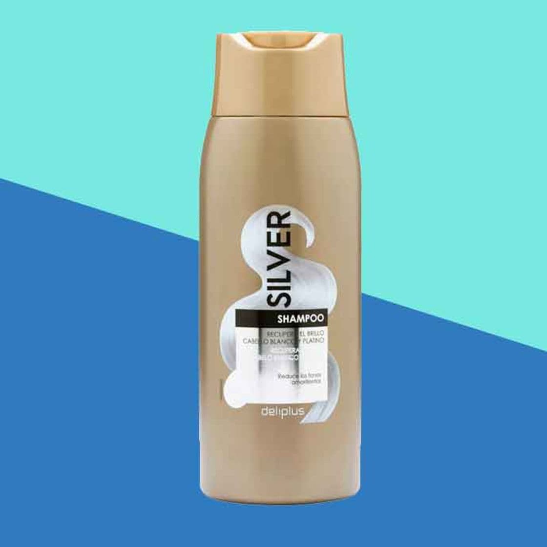 Product Champú Silver Deliplus cabello blanco y platino