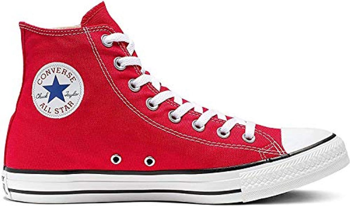 Moda Converse Chuck Taylor All Star Hi Top, Zapatillas Unisex Adulto, Rojo