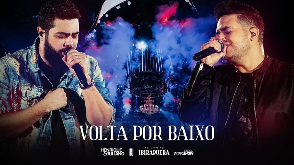 Canción Volta por Baixo - Ao Vivo