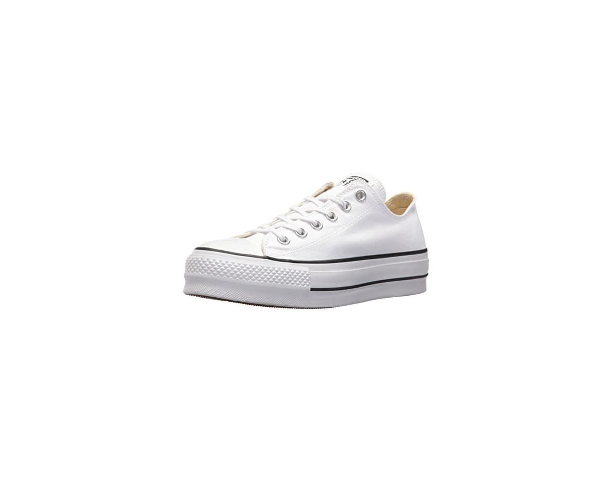 Product Converse Chuck Taylor CTAS Lift Ox Canvas, Zapatillas para Mujer, Blanco