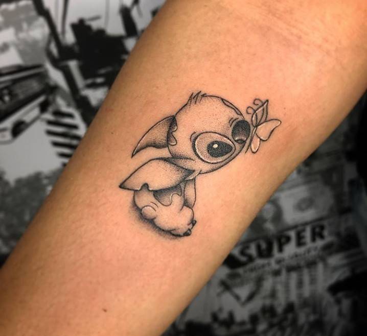 Moda Tatuagem Stitch