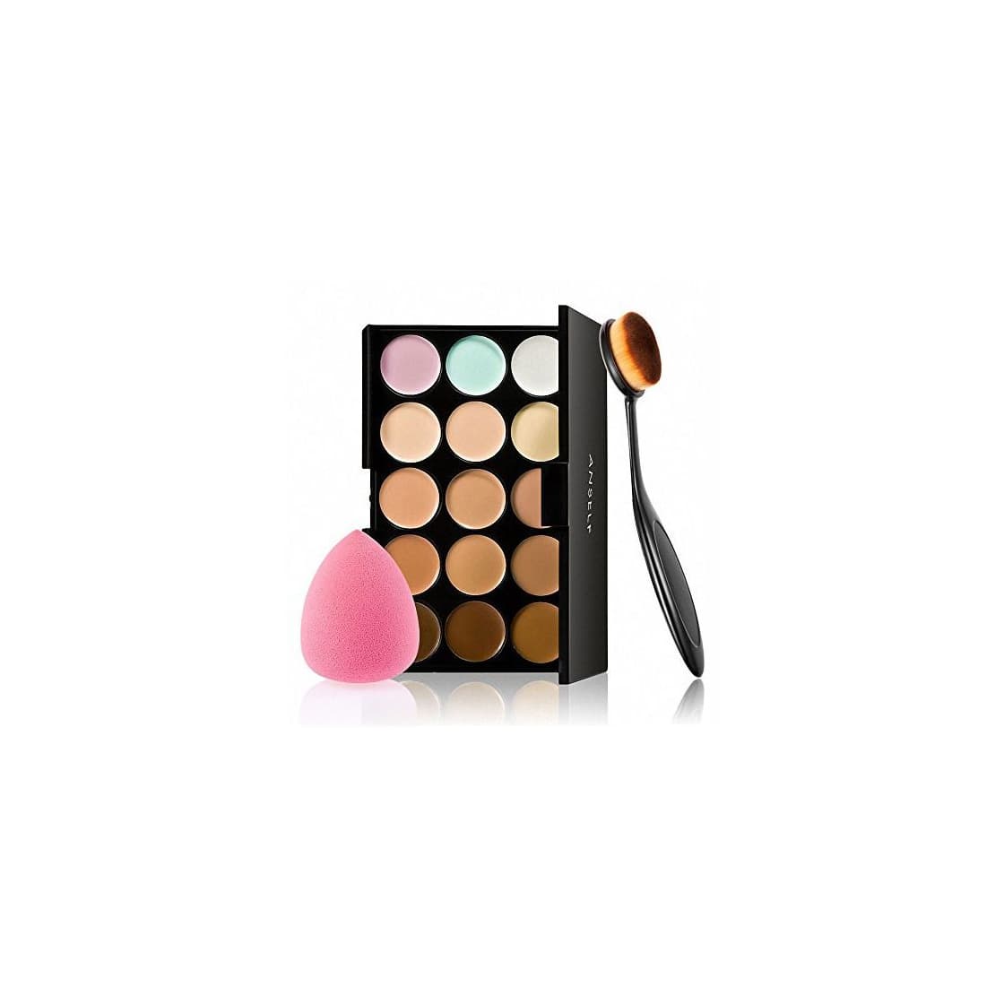 Product Anself - Set de Paleta de Corrector de Maquillaje 15 Colores