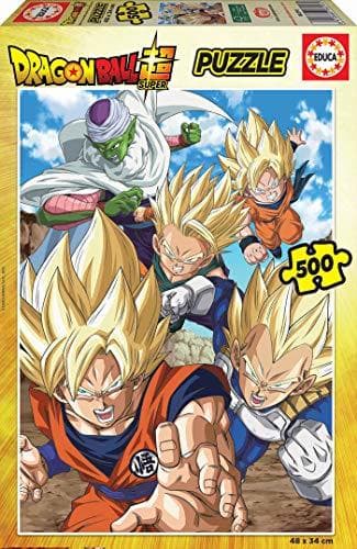 Product Educa-Serie Personajes Z Puzzle 500 piezas, Dragon Ball Super, color variado,