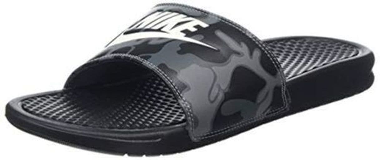 Product Nike Benassi JDI Print, Zapatos de Playa y Piscina para Hombre, Negro