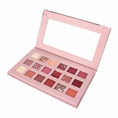 Belleza 18 Colores Sombra de ojos mate y brillante con paleta de sombras