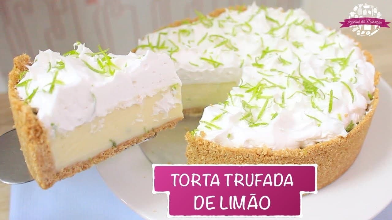 Fashion TORTA TRUFADA DE LIMÃO 