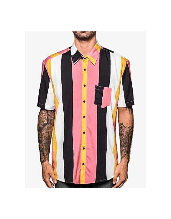 Producto camisa listrada rosa