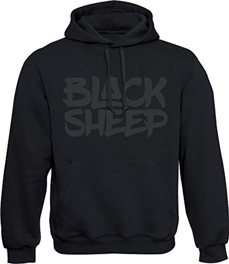 Fashion Sudadera con Capucha: Black Sheep - Oveja Negra - Regalo-s Hombre y