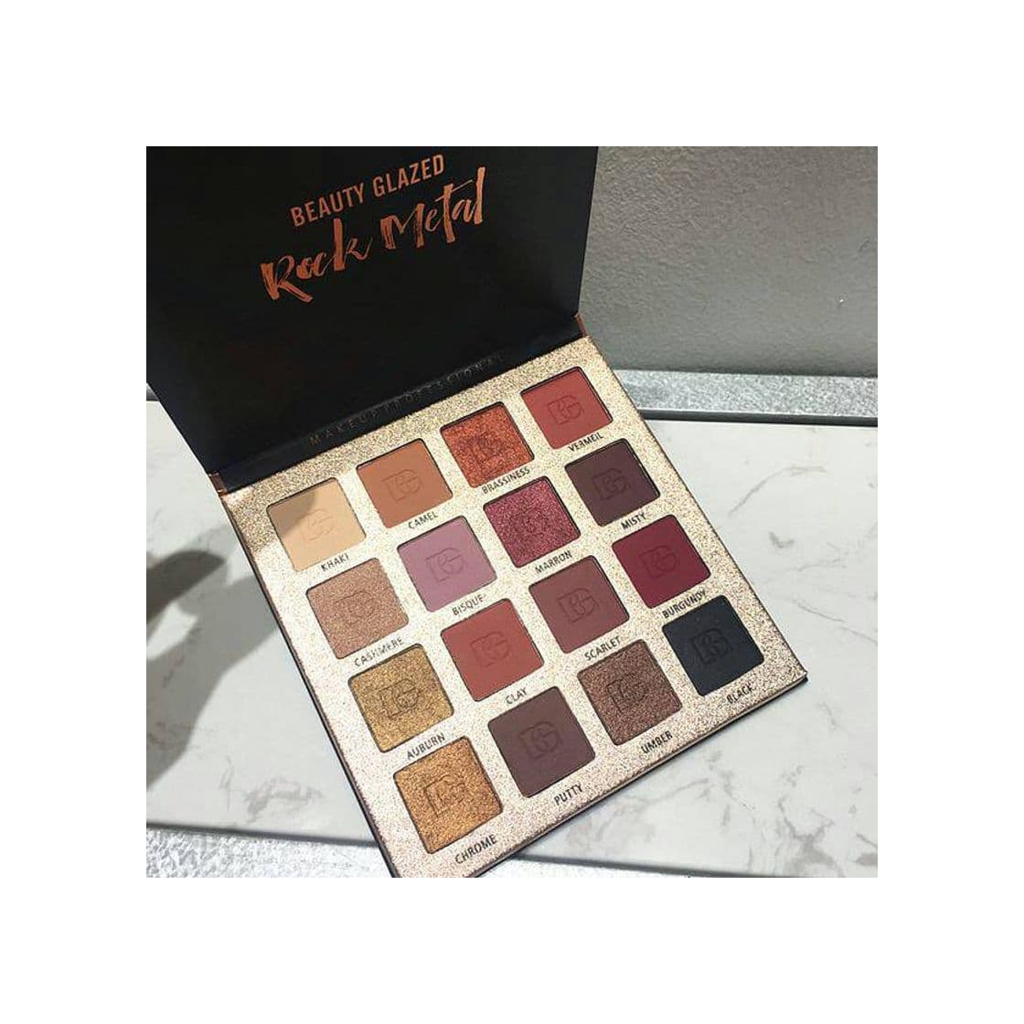 Producto paleta de sombras rock metal 