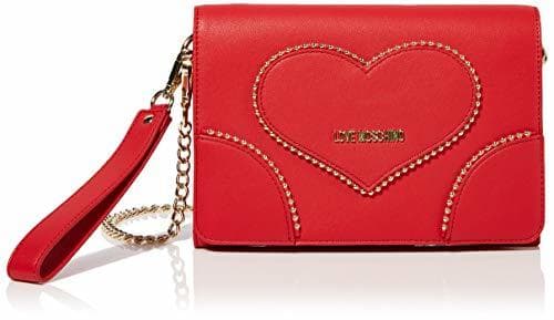 Lugar Love Moschino - Borsa Pu, Carteras de mano con asa Mujer, Rojo