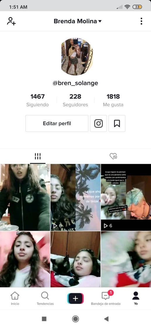 Moda Mi cuenta de tiktok 