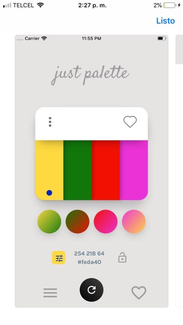 Moda Just Palette App