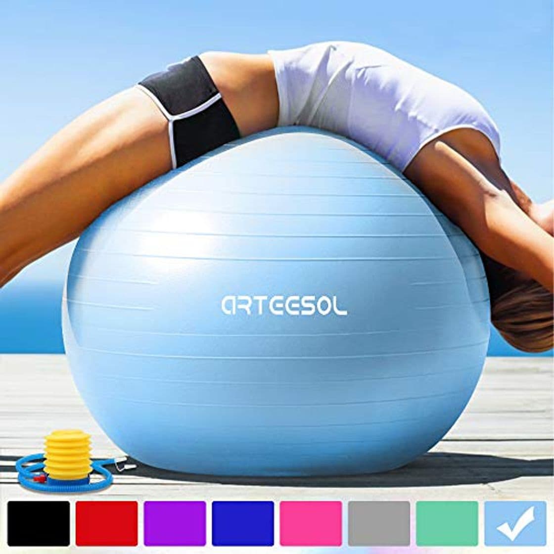 Product arteesol Pelota de Ejercicio 45cm 55cm 65cm 75cm Balón de Ejercicio Pelota