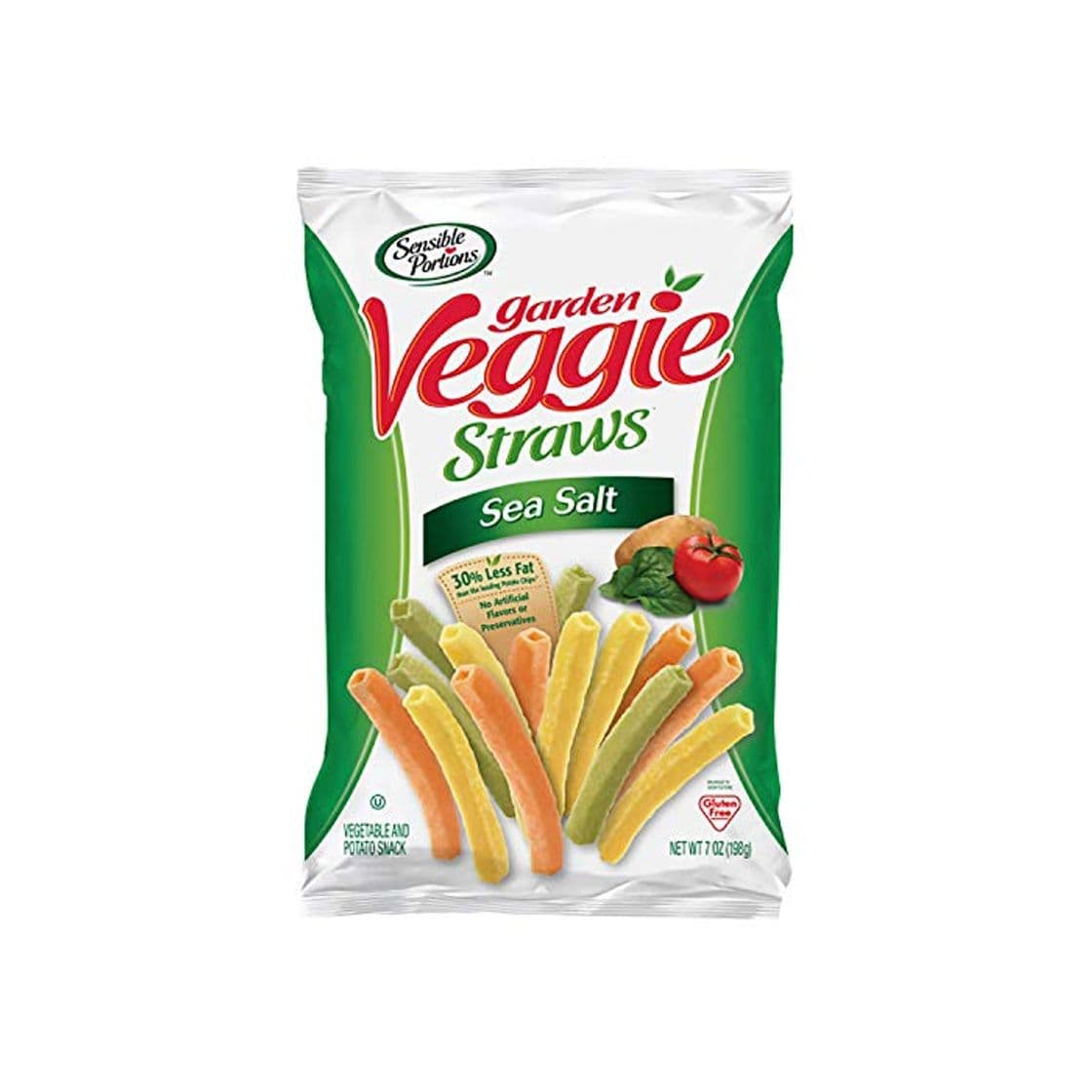 Producto Porciones Sensibles - Jardín Veggie Straws Sea Salt - 5 oz