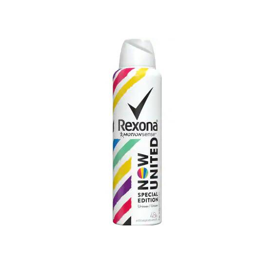 Producto Antitranspirante Rexona Unisex Aerosol Now United