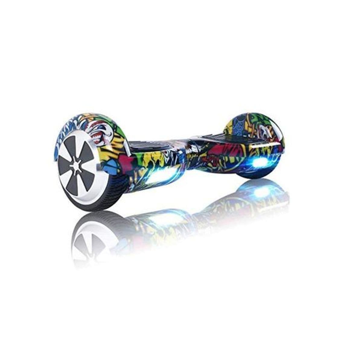 Product TOEU - Patinete Eléctrico Hoverboard, Ruedas de 6.5", Leds, Potente batería de