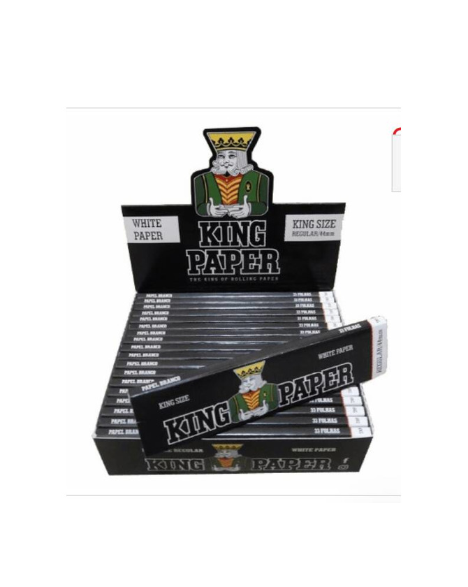 Producto Caixa de Seda King Paper Branca King Size 20 Unid


