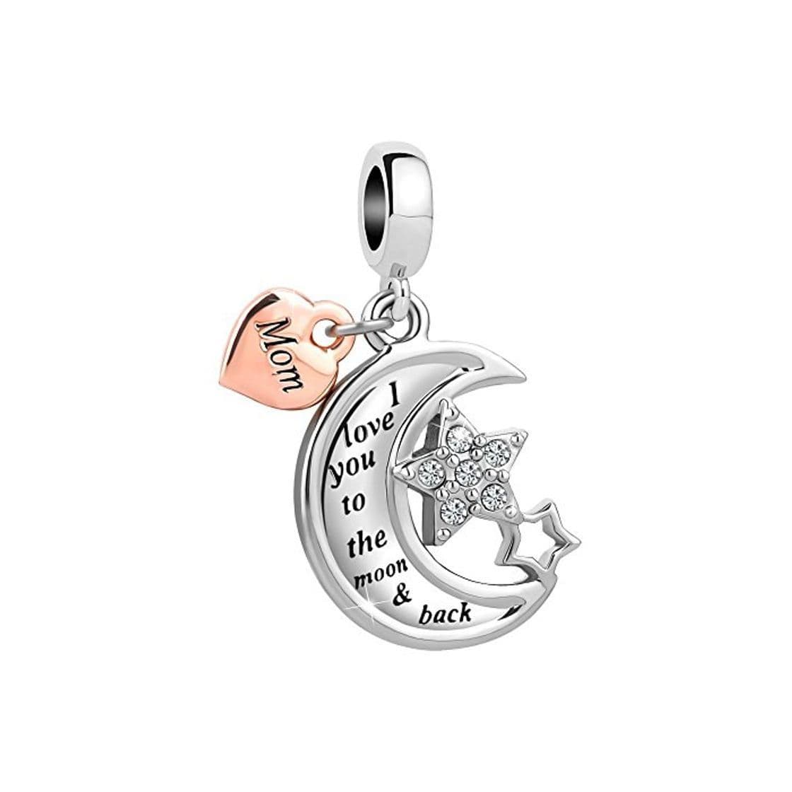 Product Sug Jasmin Mom I Love You To The Moon and Back Charm