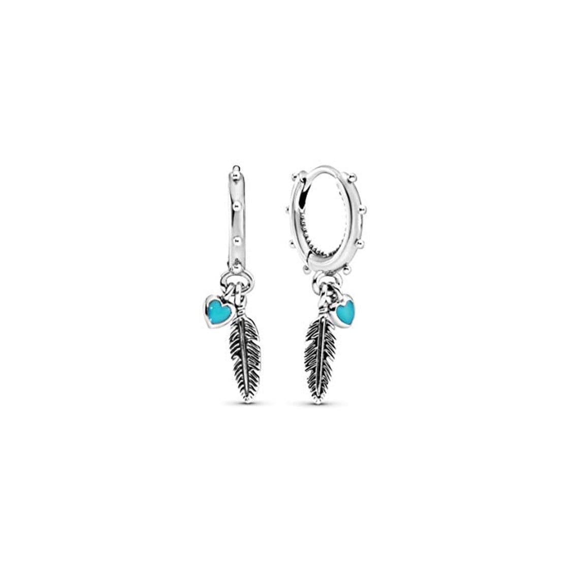 Moda Pandora Pendientes de hilo Mujer plata