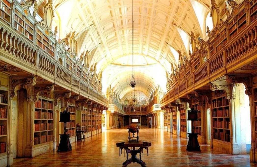 Lugar Biblioteca do Palácio Nacional de Mafra | VortexMag