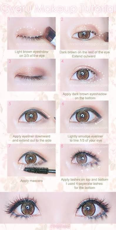 Moda Kawaii olhos