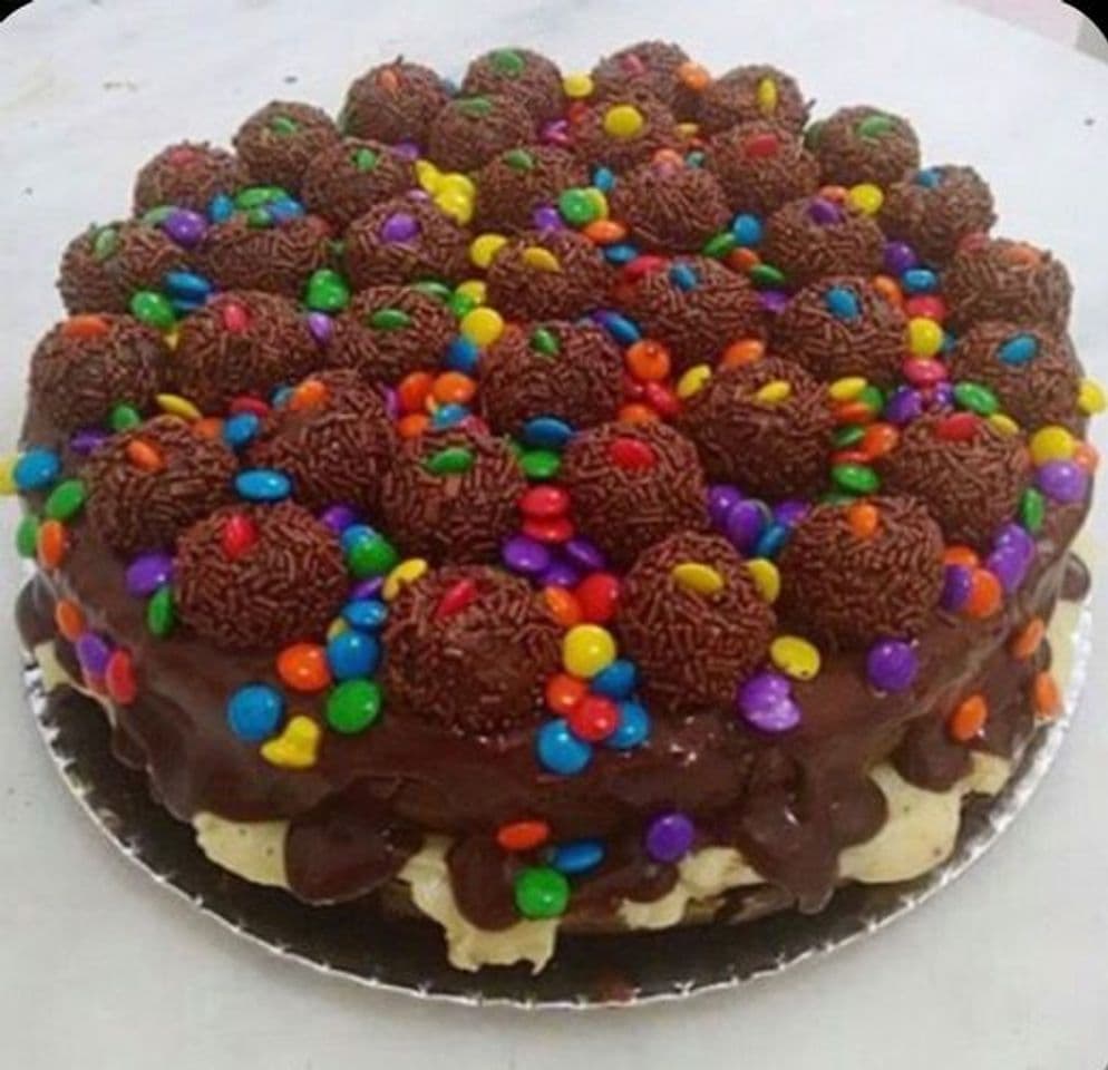 Moda Torta de brigadeiro e m&m’s