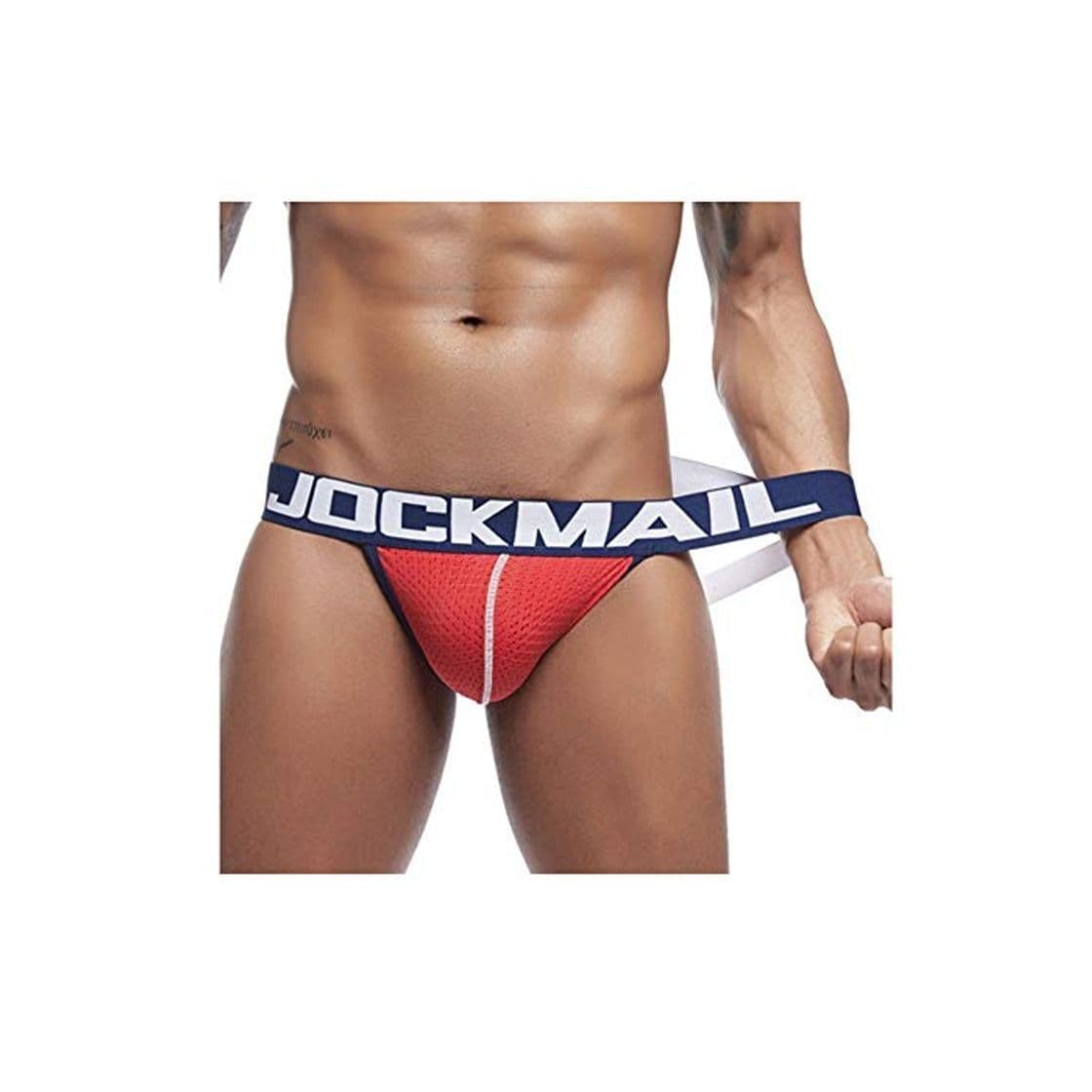 Moda JOCKMAIL Calzoncillos Sexy para Hombre Tangas suspensorios para Hombre sexywear Transpirable Ropa