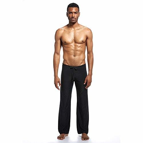 Producto Appearanice N2N Men's Home Pants Yoga Clothes Pants Ice Silk Fabric Home