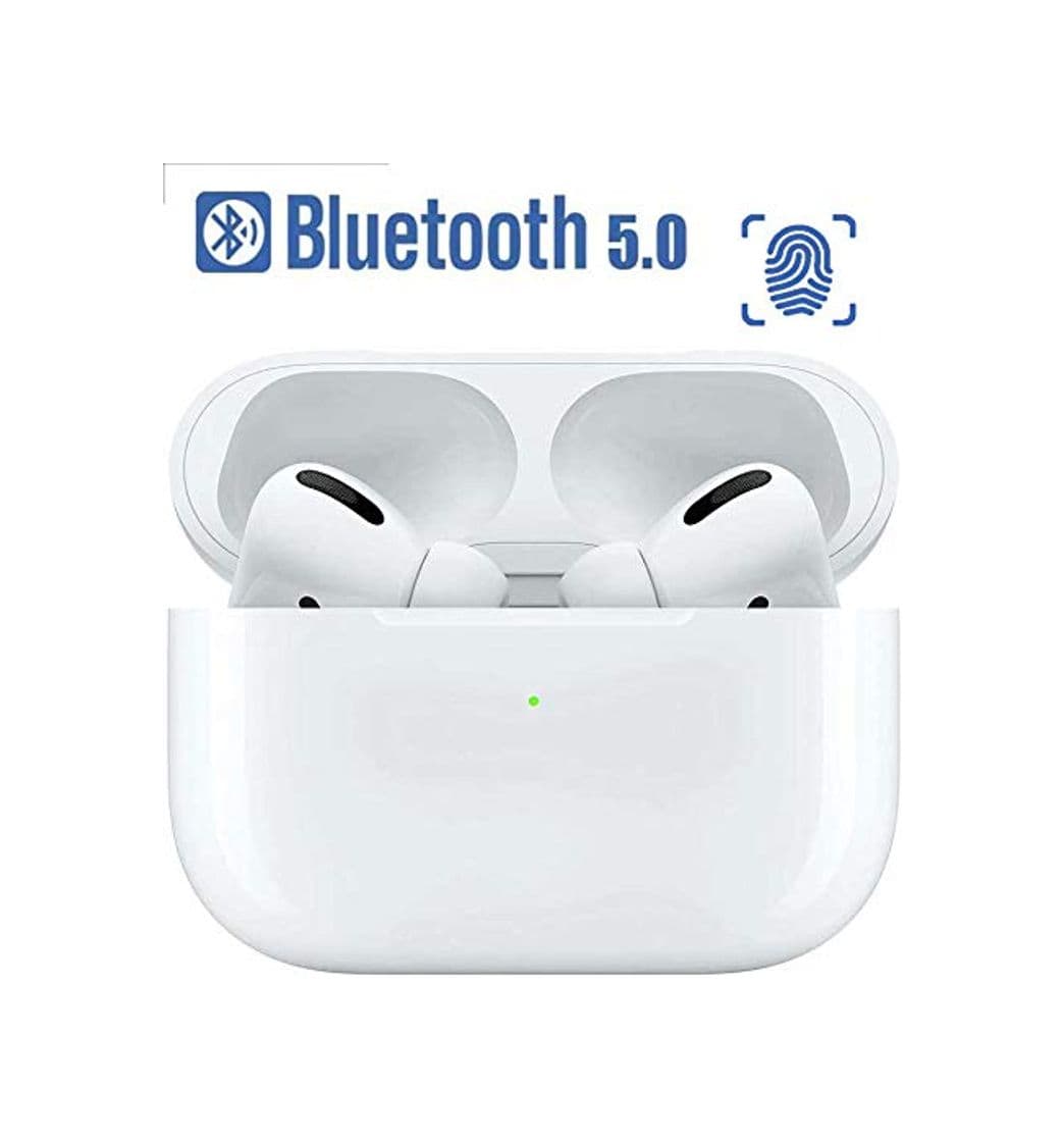 Product Auriculares inalámbricos Bluetooth 5.0, Auriculares táctiles con micrófono, emparejamiento automático emergente, Auriculares