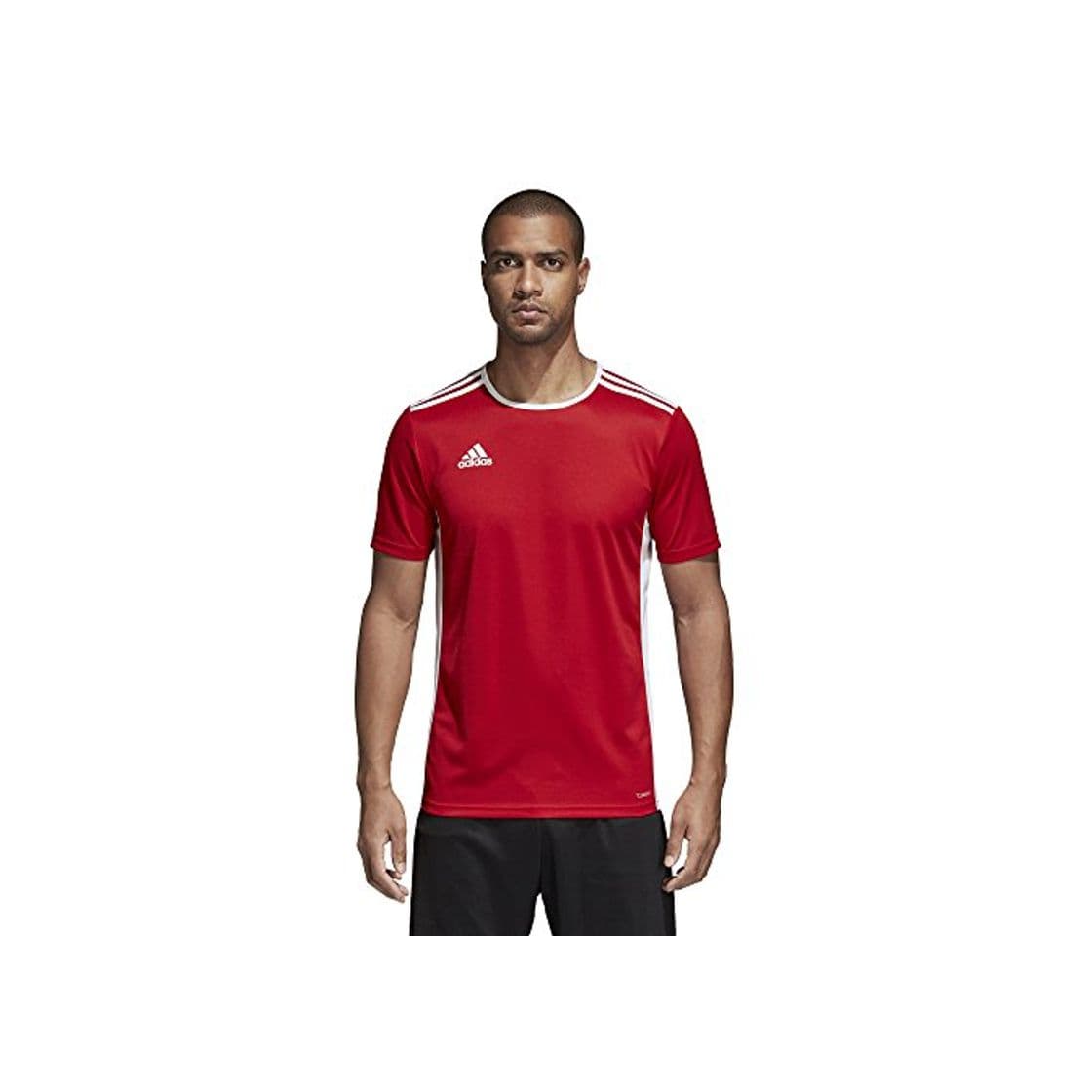 Product adidas Entrada 18 JSY Jersey de Fútbol de Manga Corta, Hombre, Rojo