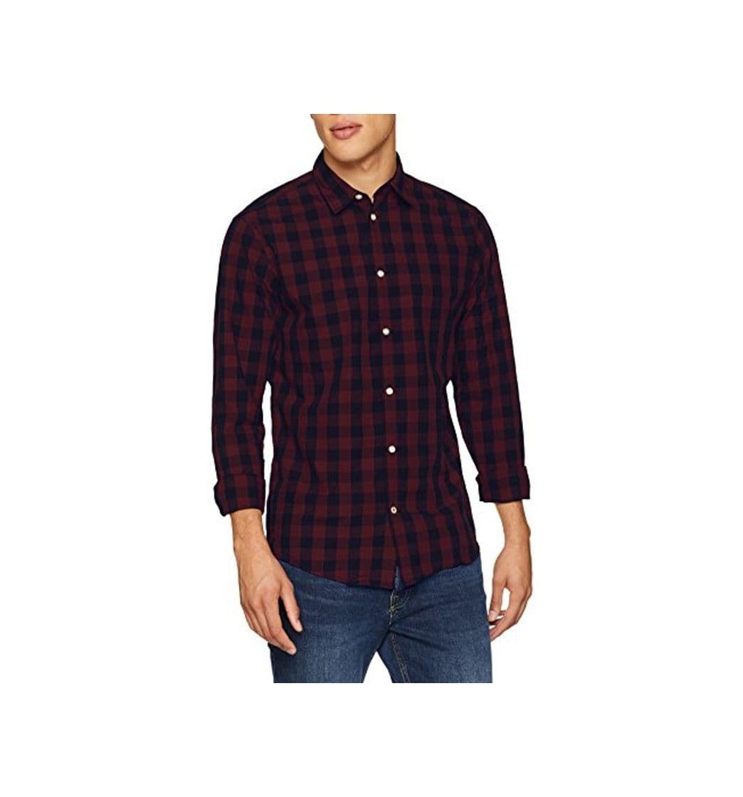 Product JACK & JONES Jjegingham Shirt L/s Camisa, Multicolor