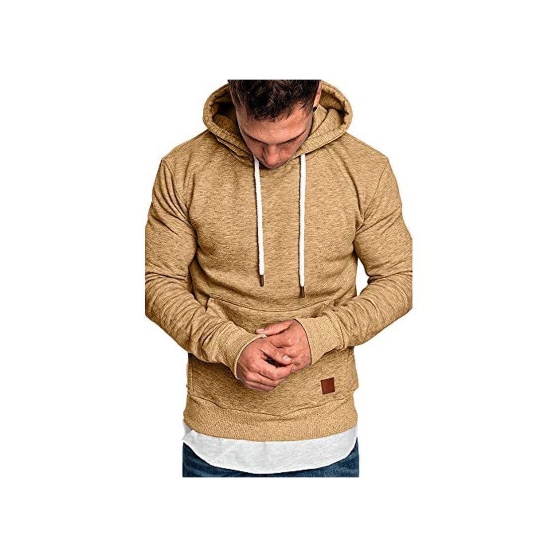 Producto riou ¡Oferta Sudaderas con Capucha para Hombre Cosy Chaqueta Deportiva Sudadera con