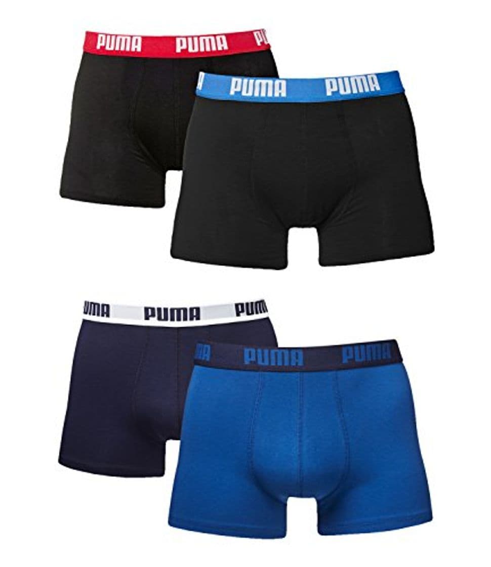 Product Calzoncillos Puma para hombre Boxer Basic, pack con 4 unidades en diferentes colores,