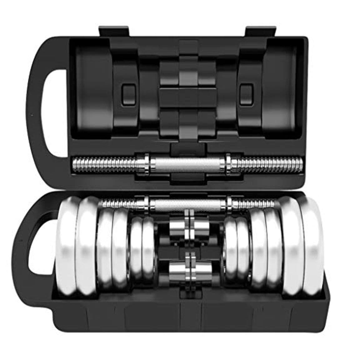 Product Mancuernas Fitness y ejercicio Mancuernas Electrochapada con mancuernas Set mancuernas ajustables Peso Set Barra Conector for gimnasio en casa entrenamiento de culturismo Mancuernas Dumbbell Musculaci