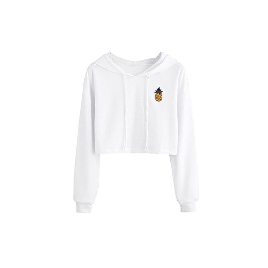 Producto Suéter con sombrero❤️️Lonshell Sudadera para Mujer con Dibujo de Piña Tops de