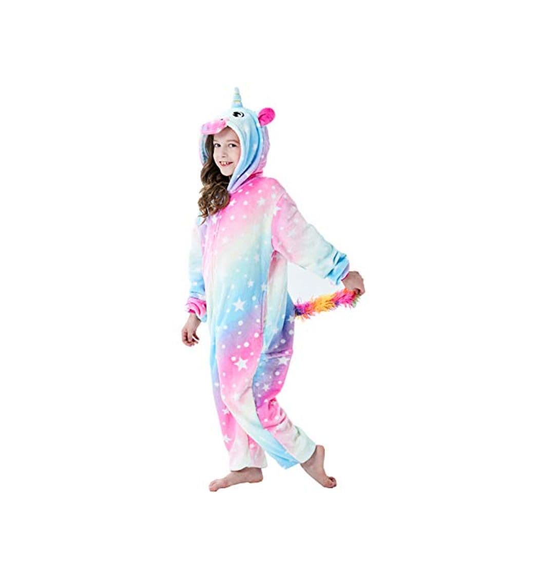 Product Unisex Adulto Unicornio Tigre león Zorro Mono Animal Pijamas Cosplay Pijamas Disfraz de Carnaval de Halloween