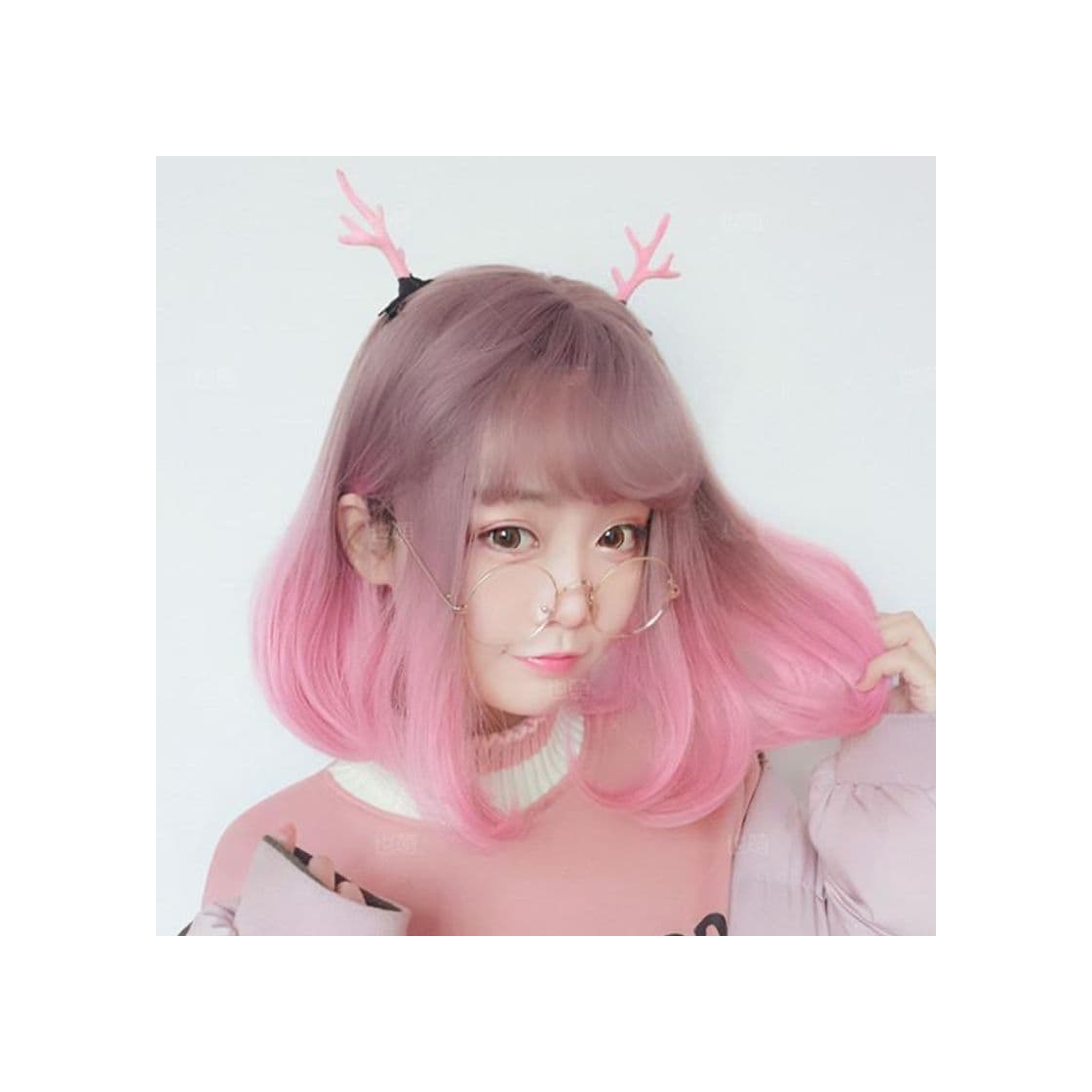 Producto Pink gradient short wig 💕