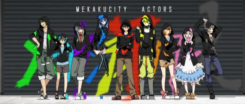 Serie Mekakucity Actors