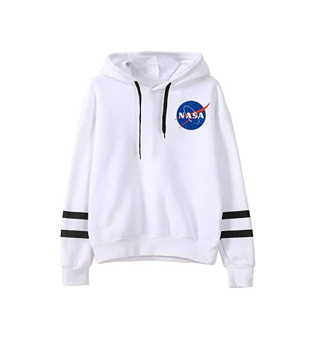 Producto EMILYLE Mujer NASA Aeronautico Sudadera Deportiva Casual Manga Larga. S