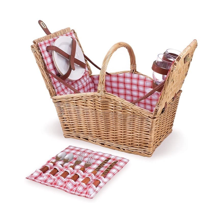 Moda Picnic Time | Piccadilly Willow Picnic Basket 