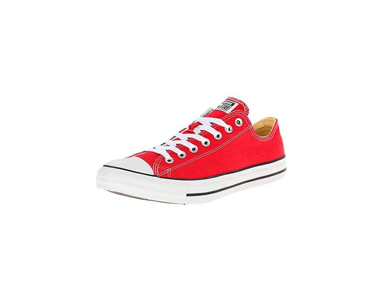 Moda Converse Chuck Taylor All Star Ox, Zapatillas de Lona, Unisex, Rojo