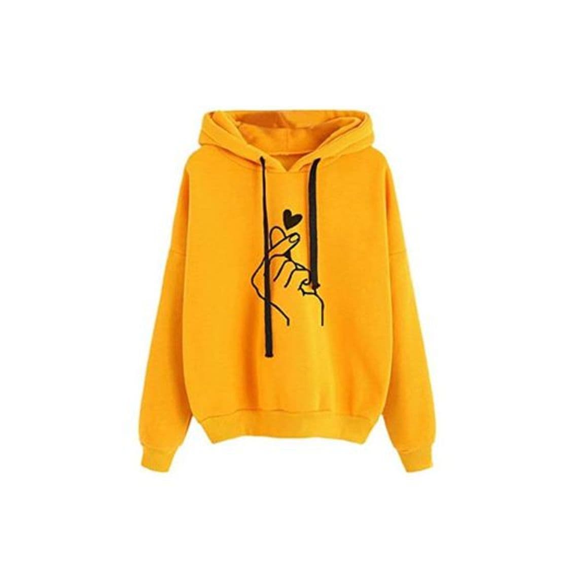 Moda ZJSWCP Sudadera Notas Musicales para Mujer Sudadera con Capucha de Manga Larga