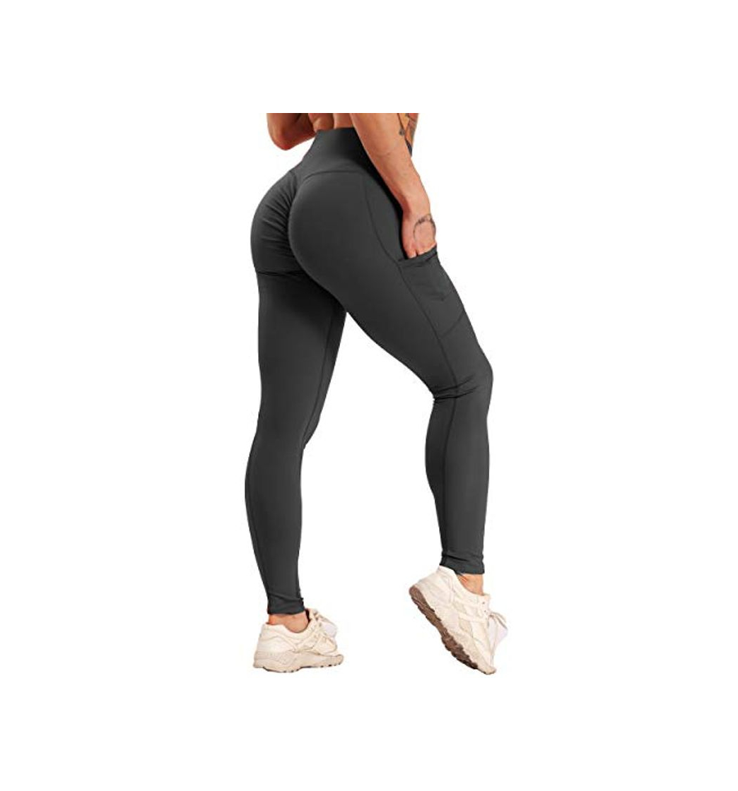 Product FITTOO Mallas Leggings Mujer Pantalones Deportivos Yoga Alta Cintura Elásticos Transpirables Negro S