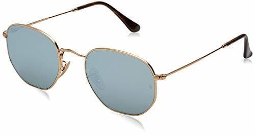 Fashion Ray-Ban gafas de sol grises RB3548N espejo del oro