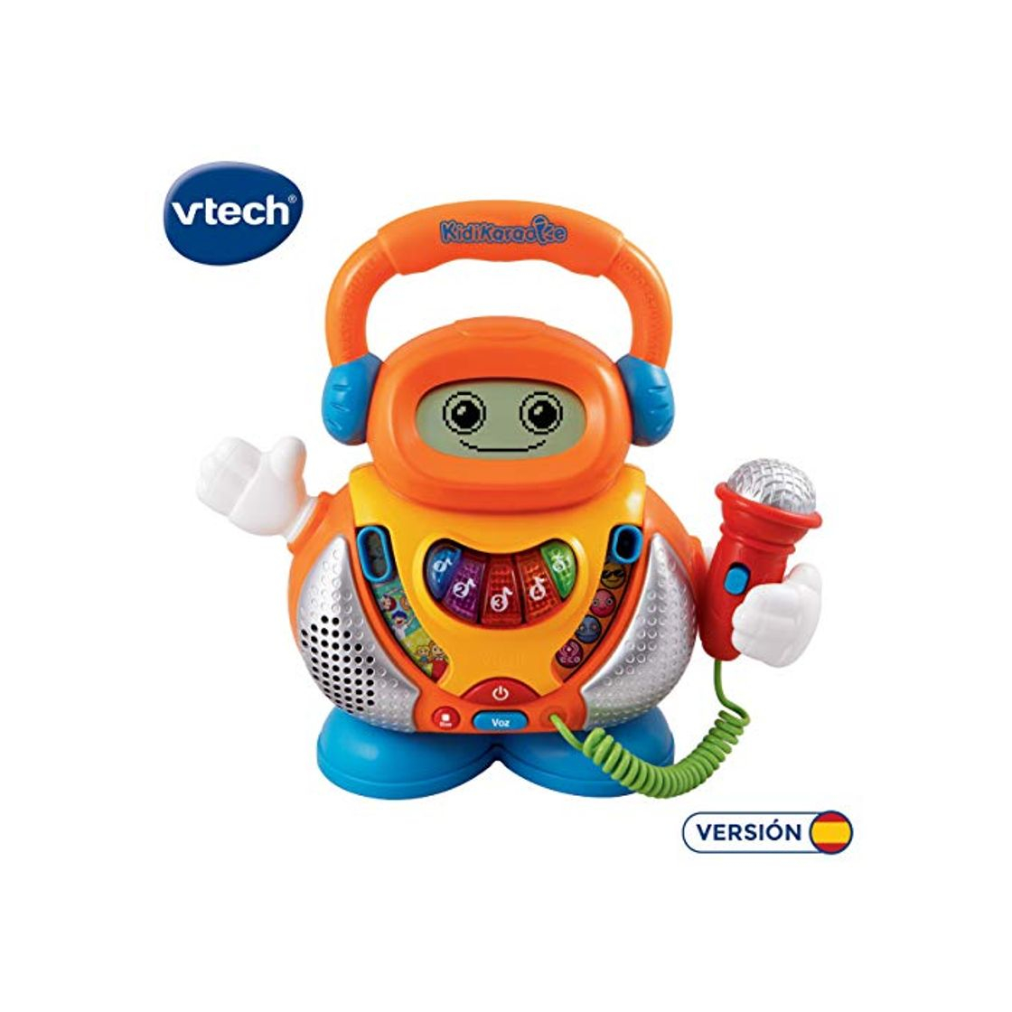 Product VTech - Kidikaraoke, Karaoke interactivo para aprender las canciones más populares, pantalla