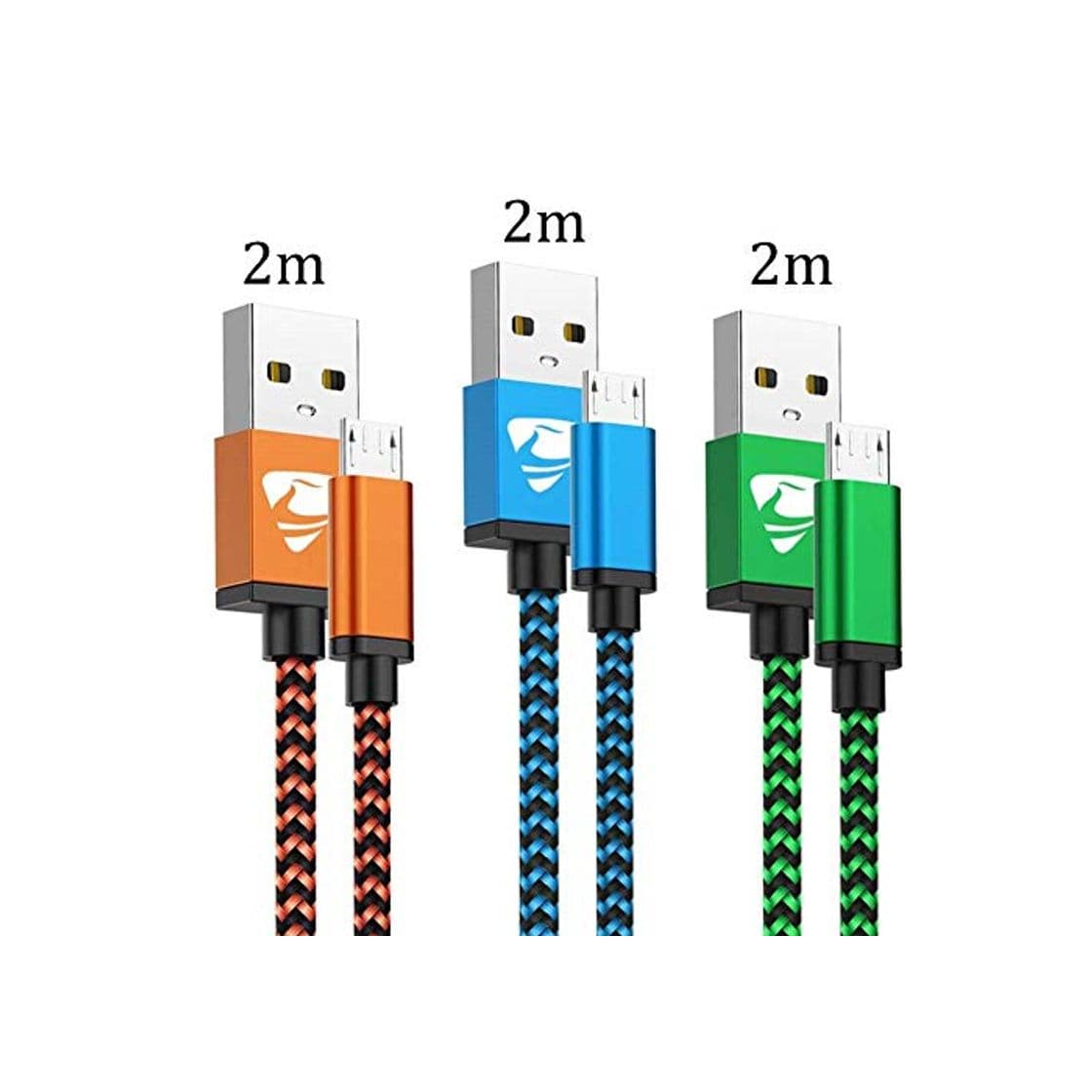 Product Cable Micro USB Carga Rápida Aioneus Cargador Android 3