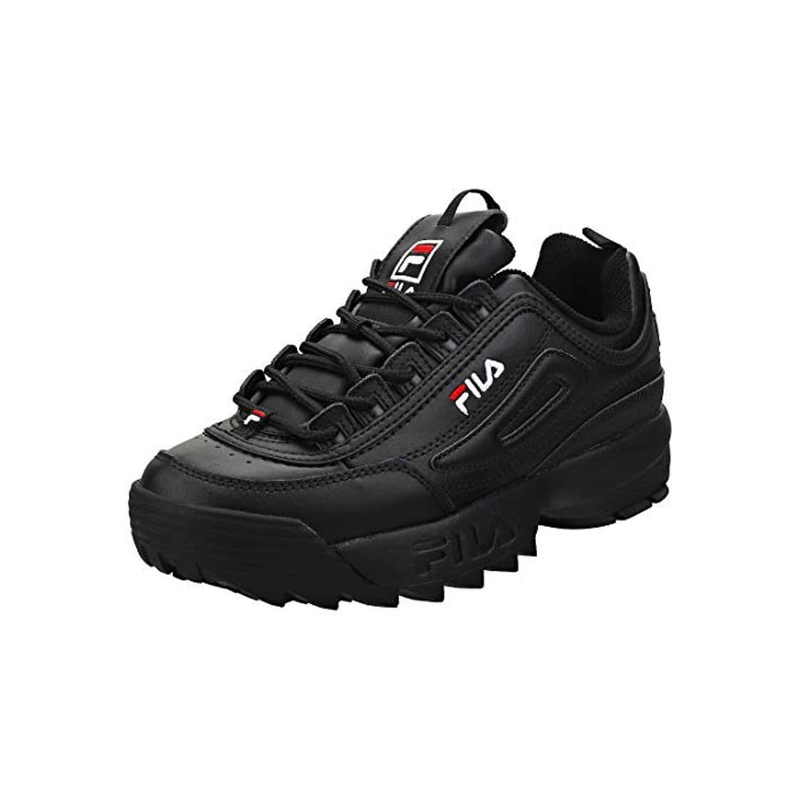 Moda Fila Disruptor 2 Premium Mujeres Zapatillas Black White Red