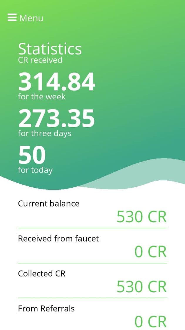 App Fiat pay- USD faucet