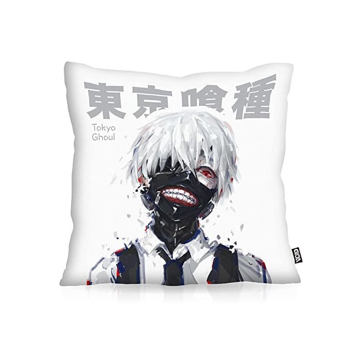 Product VOID Ghoul Kaneki Cojín con Dibujo Funda de cojín Funda para Outdoor