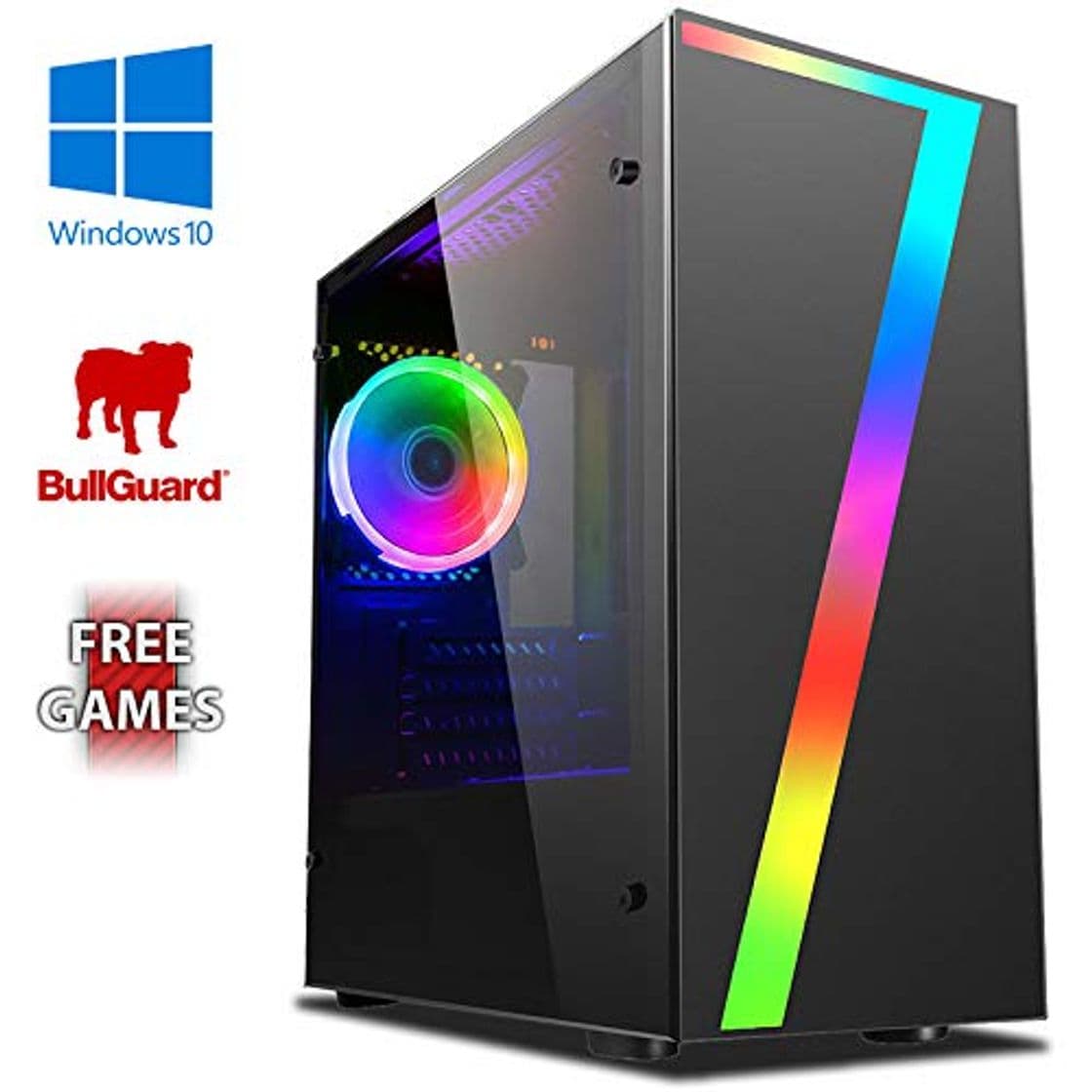 Product Vibox UK Family 1 Gaming PC Ordenador de sobremesa con 2 Juegos